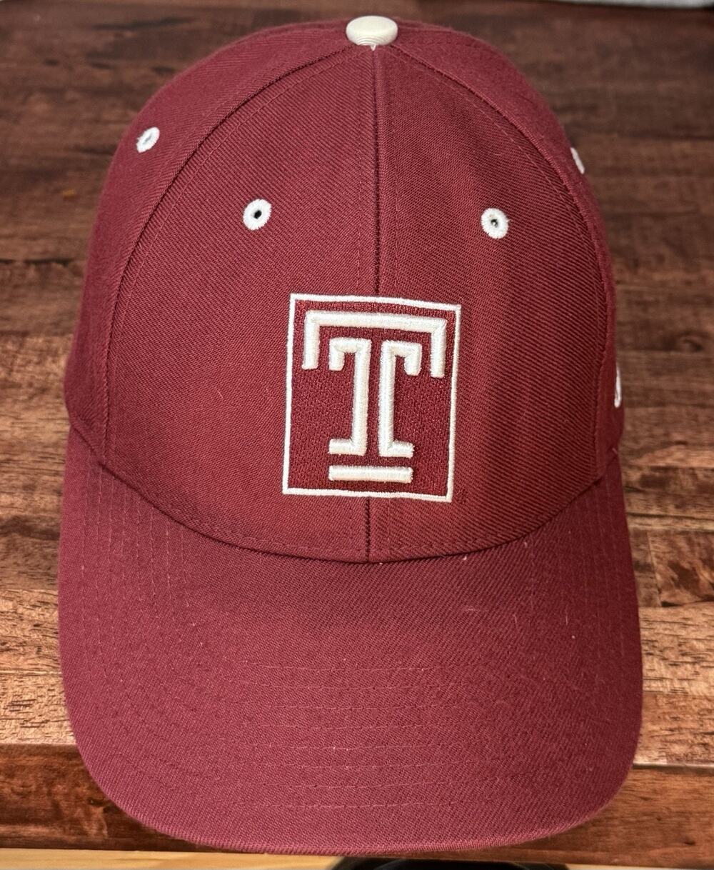 VINTAGE Nike Temple University Hat Strap Back Baseball Cap